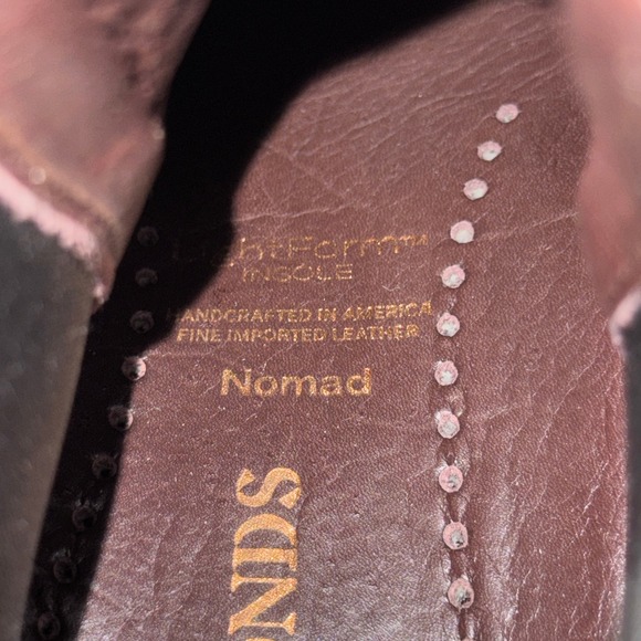 Allen Edmonds Nomad Chelsea Boots Mens 12 D Brown Leather Ankle USA Made main image 6